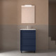 Ensemble Salle De Bains Attila 60 3 Tiroirs Blue Satin - SALGAR 105206