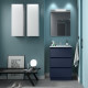 Ensemble Salle De Bains Noja 60 3 Tiroirs Blue Satin - SALGAR 106244