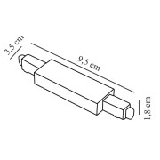 Adaptateur central double LINK Noir - Nordlux 79049903