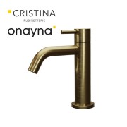 Lave mains triverde eau froide poignee tige vieux bronze mat - CRISTINA ONDYNA TV24093 