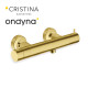 Douche thermostatique or brosse - CRISTINA ONDYNA TV45196P