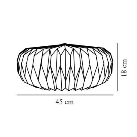 Abat-jour Papier BELLOY 45 Blanc - Nordlux 2312703201