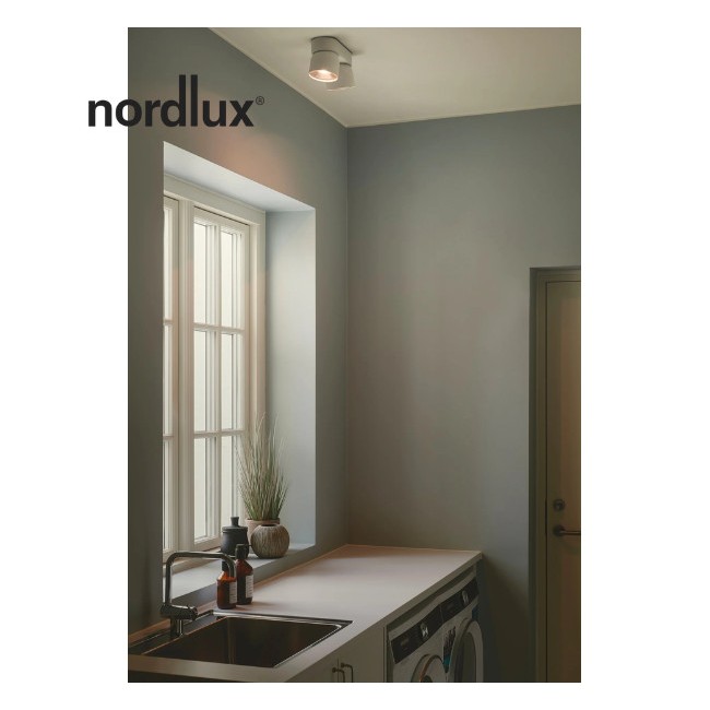 Double luminaire GU10 Spoterie PITCHER Blanc - NORDLUX 2310410101