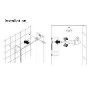 Habillage Bâti-Support pour WC suspendu Chêne africain NOJA - SALGAR 106295