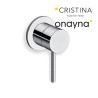 Mitigeur douche encastre tige 6 cm pmr chrome - CRISTINA ONDYNA TV63751