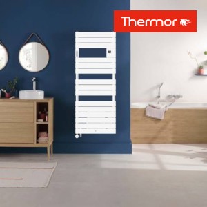 Sèche serviettes mixte, Blanc, 1750 W, Standard Riviera 2 mixte - Thermor 490234