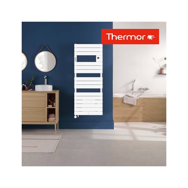 Sèche serviettes mixte, Blanc, 1750 W, Standard Riviera 2 mixte - Thermor 490234