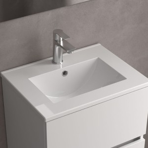 Meuble et vasque de salle de bain Noja 600 WHITE GLOSS - SALGAR 106106