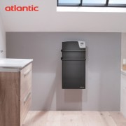 Sèche-serviettes soufflant Atlantic KEA Gris - 1400W (800W + 600W) - 841524