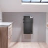 Sèche-serviette soufflant Atlantic KEA Gris - 1400W (800W + 600W) - 841524