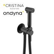Kit mitigeur wc avec douchette blackmat - CRISTINA ONDYNA WCIS1813 