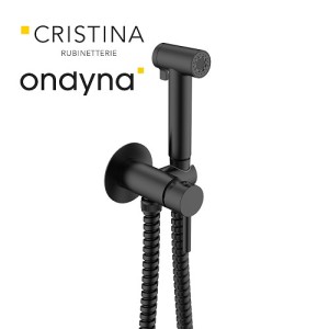 Kit mitigeur wc avec douchette blackmat - CRISTINA ONDYNA WCIS1813 