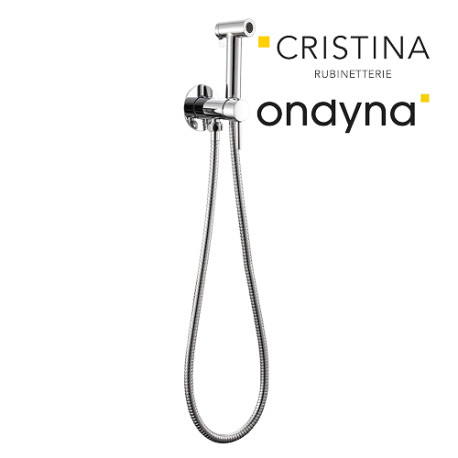 Kit mitigeur wc avec douchette chromé - CRISTINA ONDYNA WCIS1851 