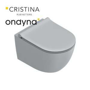 WC suspendu tonalita 55x35 Ciment - CRISTINA ONDYNA WCSF5523 