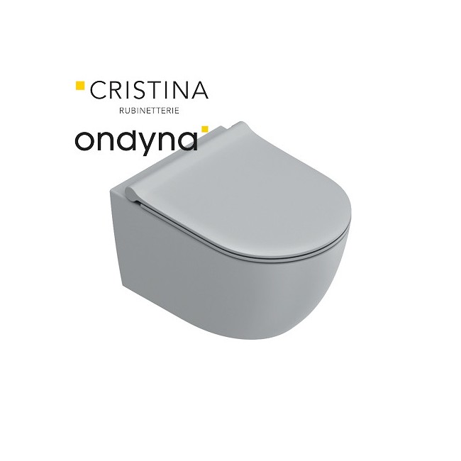 WC suspendu tonalita 55x35 Ciment - CRISTINA ONDYNA WCSF5523 