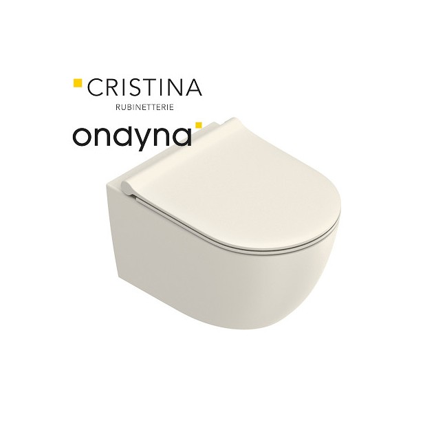 WC suspendu tonalita 55x35 Lin - CRISTINA ONDYNA WCSF5530 