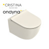 WC suspendu tonalita 55x35 Lin - CRISTINA ONDYNA WCSF5530