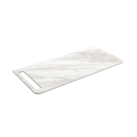 Plan de toilette UNIIQ 690 MARBRE blanc 690x12x460mm - SALGAR 97373