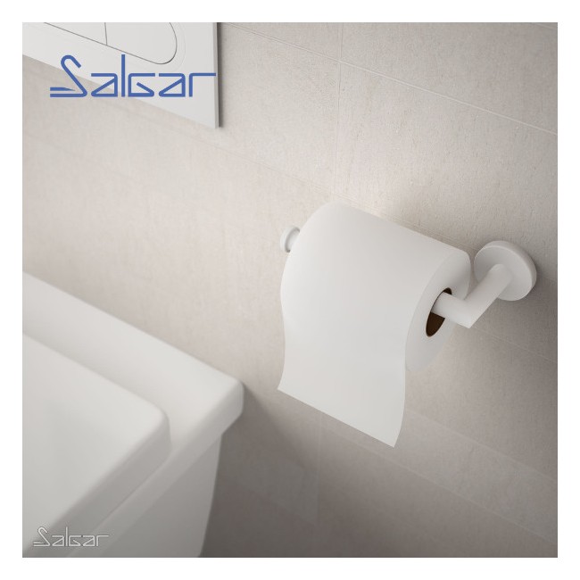 Porte-rouleau sans couvercle Lissy Blanc Mat - SALGAR 91245