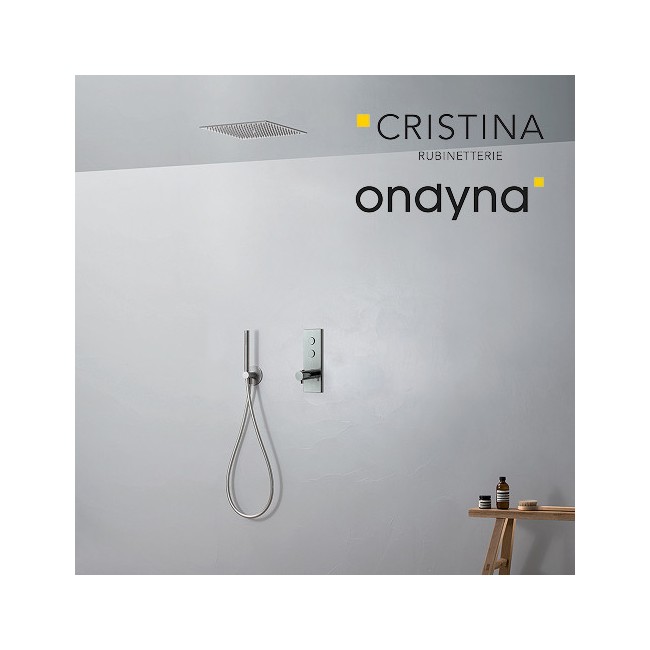 Pack encastre douche thermo twist plafond - CRISTINA ONDYNA XTV622P 