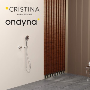 Pack mitigeur douche encastre tige 6 cm pmr chrome - CRISTINA ONDYNA XTV63751 