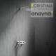 Pack facade douche thermostatique 3 sorties - CRISTINA ONDYNA XTV70251S