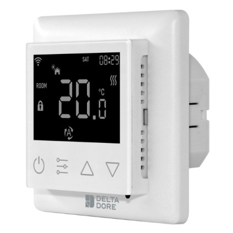 Thermostat de chauffage électrique intelligent Tybox Zigbee Blanc - Delta Dore 6151059