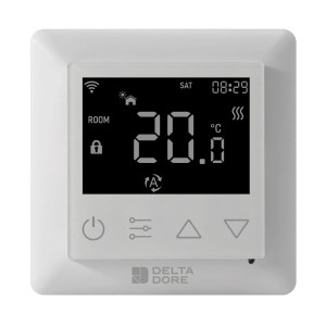 Thermostat de chauffage électrique intelligent Tybox Zigbee Blanc - Delta Dore 6151059