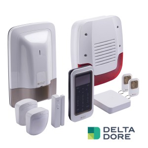 Pack Tyxal + Pack alarme radio avec box connectée et détecteur d'ouverture - DELTA DORE 6410192