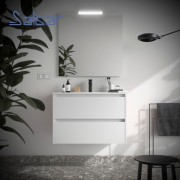 Meuble et vasque de salle de bain Noja 800 White Satin - SALGAR 106125