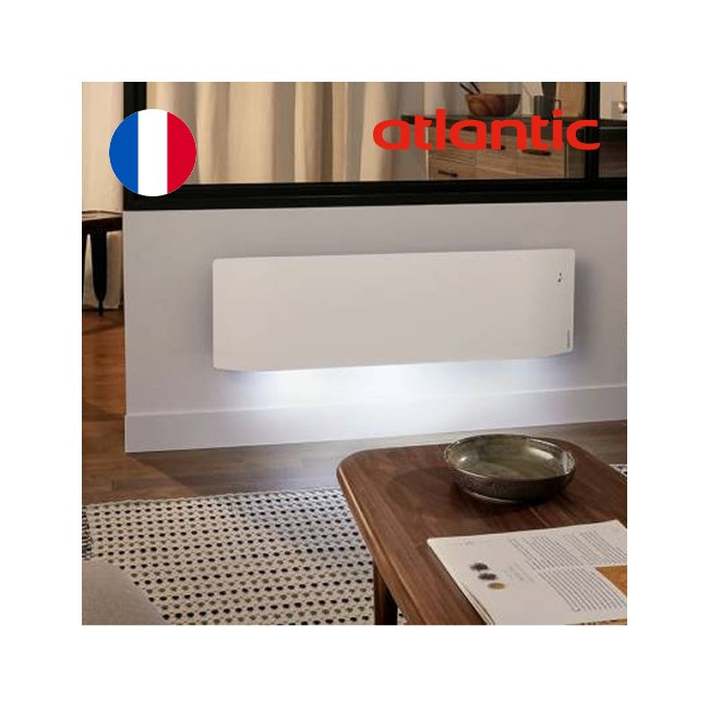 Radiateur électrique Atlantic DIVALI NEO Plinthe 1000W Blanc carat