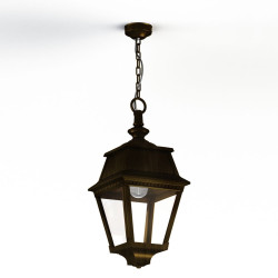 Suspension Avenue 2 N°1 E27 Patiné doré 009 - PRADIER 102001009 