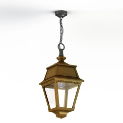 Suspension Avenue 2 N°1 E27 Laiton vernis teinté 070 - PRADIER 102001070 