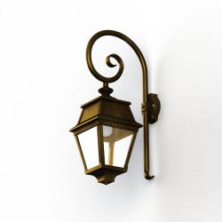 Applique Avenue 2 N°2 E27 Patiné doré 009 - PRADIER 102004009 
