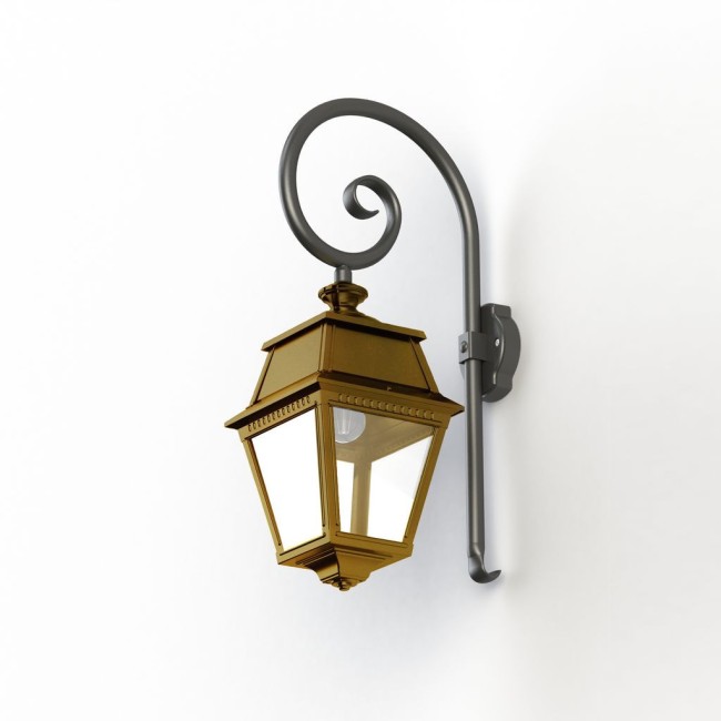 Applique Avenue 2 N°2 E27 Laiton vernis teinté 070 - PRADIER 102004070 