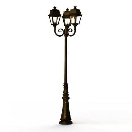 Lampadaire Avenue 2 N°11 E27 Patiné doré 009 - PRADIER 102028009 