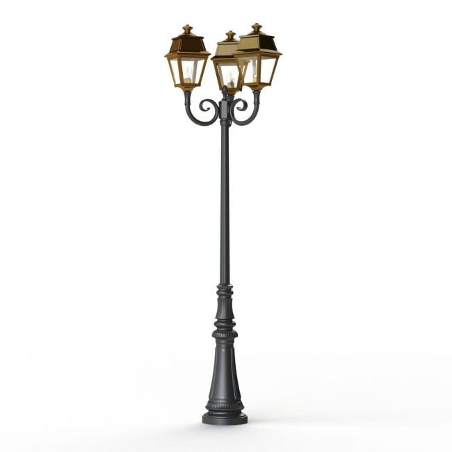 Lampadaire Avenue 2 N°11 E27 Laiton vernis teinté 070 - PRADIER 102028070 