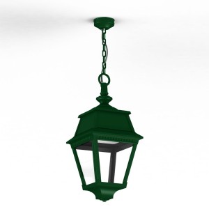 Suspension Avenue 2 N°1 LED clair Vert sapin 067 - PRADIER 102102067 