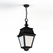 Suspension Avenue 2 N°1 LED opale Noir foncé 000 - PRADIER 102103000 