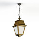 Suspension Avenue 2 N°1 LED opale Laiton vernis teinté 070 - PRADIER 102103070