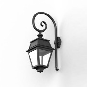 Applique Avenue 2 N°2 LED clair Noir foncé 000 - PRADIER 102105000 