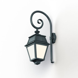 Applique Avenue 2 N°2 LED opale Vert de gris 008 - PRADIER 102106008 
