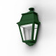 Applique Avenue 2 N°3 LED Diffuseur clair Vert 019 - PRADIER 102108019