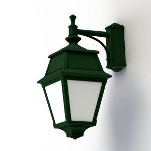 Applique Avenue 2 N°4 LED opale Vert Anglais 019 - PRADIER 102112019 