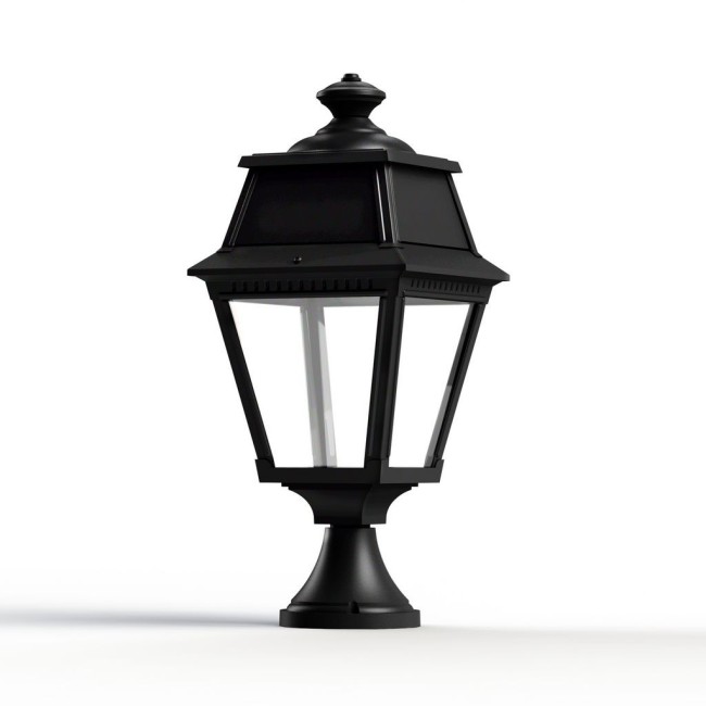 Borne Avenue 2 N°5 LED clair Noir foncé 000 - PRADIER 102114000 