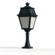 Borne Avenue 2 N°6 LED opale Vert de gris 008 - PRADIER 102118008