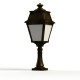 Borne Avenue 2 N°6 LED opale Patiné doré 009 - PRADIER 102118009