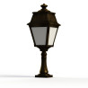 Borne Avenue 2 N°6 LED opale Patiné doré 009 - PRADIER 102118009