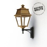 Applique Avenue 2 N°7 LED Laiton brut 072 Diffuseur clair - PRADIER 102120072 