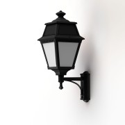 Applique Avenue 2 N°7 LED opale Noir foncé 000 - PRADIER 102121000 